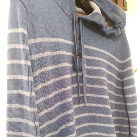 Banana Republic Heritage Striped Sweater Hoodie